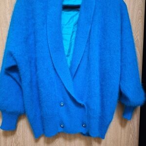 Belldini Vibrant Blue Cardigan Sweater